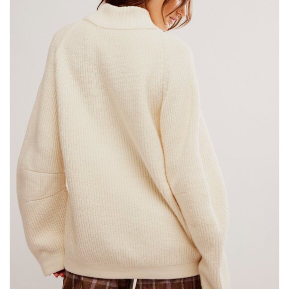 🎉LAST CHANCE🎉 FREE PEOPLE Sunbeam Sweater / Coconut Milk - Picture 3 of 6